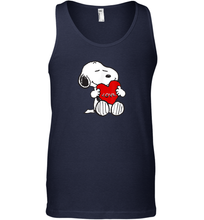 Load image into Gallery viewer, Peanuts Valentine Snoopy Hugging Heart Tank Top