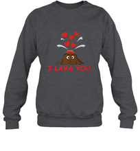 Load image into Gallery viewer, I Lava You Shirt _ Valentine Day Funny Volcano Lovers Tee Sweatshirt