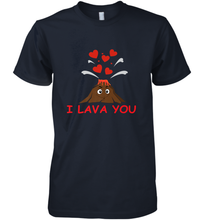 Load image into Gallery viewer, I Lava You Shirt _ Valentine Day Funny Volcano Lovers Tee Premium Men's T-Shirt