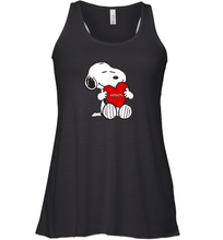 Load image into Gallery viewer, Valentine Snoopy Hugging Heart T-shirt Racerback Tank