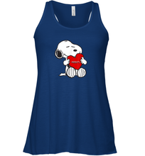 Load image into Gallery viewer, Valentine Snoopy Hugging Heart T-shirt Racerback Tank