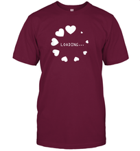Load image into Gallery viewer, Valentine Day Shirt Women Loading Computer Girl Hearts Gift T Shirt T-Shirt
