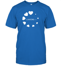 Load image into Gallery viewer, Valentine Day Shirt Women Loading Computer Girl Hearts Gift T Shirt T-Shirt