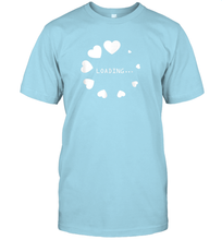 Load image into Gallery viewer, Valentine Day Shirt Women Loading Computer Girl Hearts Gift T Shirt T-Shirt