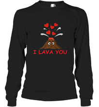 Load image into Gallery viewer, I Lava You Shirt _ Valentine Day Funny Volcano Lovers Tee Long Sleeve T-Shirt