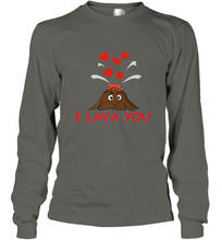 Load image into Gallery viewer, I Lava You Shirt _ Valentine Day Funny Volcano Lovers Tee Long Sleeve T-Shirt