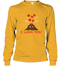Load image into Gallery viewer, I Lava You Shirt _ Valentine Day Funny Volcano Lovers Tee Long Sleeve T-Shirt