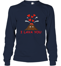 Load image into Gallery viewer, I Lava You Shirt _ Valentine Day Funny Volcano Lovers Tee Long Sleeve T-Shirt