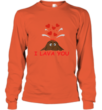 Load image into Gallery viewer, I Lava You Shirt _ Valentine Day Funny Volcano Lovers Tee Long Sleeve T-Shirt