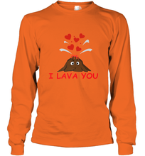 Load image into Gallery viewer, I Lava You Shirt _ Valentine Day Funny Volcano Lovers Tee Long Sleeve T-Shirt