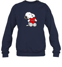 Load image into Gallery viewer, Valentine Snoopy Hugging Heart T-shirt Sweatshirt