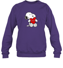 Load image into Gallery viewer, Valentine Snoopy Hugging Heart T-shirt Sweatshirt