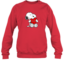 Load image into Gallery viewer, Valentine Snoopy Hugging Heart T-shirt Sweatshirt