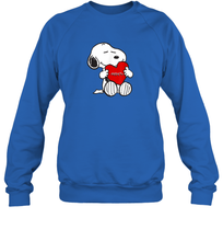 Load image into Gallery viewer, Valentine Snoopy Hugging Heart T-shirt Sweatshirt