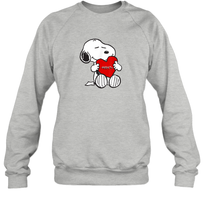 Load image into Gallery viewer, Valentine Snoopy Hugging Heart T-shirt Sweatshirt