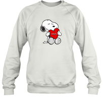 Load image into Gallery viewer, Valentine Snoopy Hugging Heart T-shirt Sweatshirt