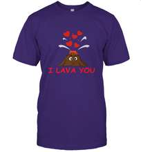 Load image into Gallery viewer, I Lava You Shirt _ Valentine Day Funny Volcano Lovers Tee T-Shirt