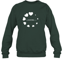 Load image into Gallery viewer, Valentine Day Shirt Women Loading Computer Girl Hearts Gift T Shirt Sweatshirt