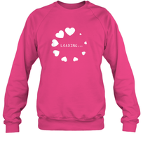 Load image into Gallery viewer, Valentine Day Shirt Women Loading Computer Girl Hearts Gift T Shirt Sweatshirt