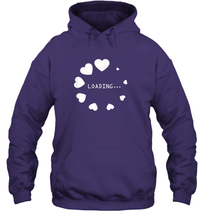 Load image into Gallery viewer, Valentine Day Shirt Women Loading Computer Girl Hearts Gift T Shirt Hoodie