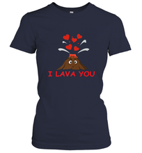 Load image into Gallery viewer, I Lava You Shirt _ Valentine Day Funny Volcano Lovers Tee Women's T-Shirt