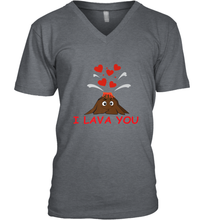 Load image into Gallery viewer, I Lava You Shirt _ Valentine Day Funny Volcano Lovers Tee V-Neck T-Shirt