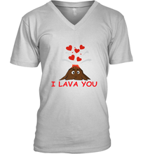 Load image into Gallery viewer, I Lava You Shirt _ Valentine Day Funny Volcano Lovers Tee V-Neck T-Shirt