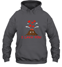 Load image into Gallery viewer, I Lava You Shirt _ Valentine Day Funny Volcano Lovers Tee Hoodie