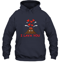 Load image into Gallery viewer, I Lava You Shirt _ Valentine Day Funny Volcano Lovers Tee Hoodie