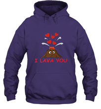 Load image into Gallery viewer, I Lava You Shirt _ Valentine Day Funny Volcano Lovers Tee Hoodie