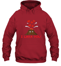 Load image into Gallery viewer, I Lava You Shirt _ Valentine Day Funny Volcano Lovers Tee Hoodie