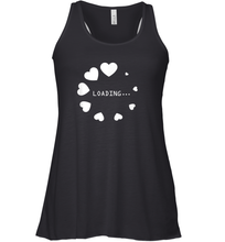Load image into Gallery viewer, Valentine Day Shirt Women Loading Computer Girl Hearts Gift T Shirt Racerback Tank