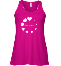 Load image into Gallery viewer, Valentine Day Shirt Women Loading Computer Girl Hearts Gift T Shirt Racerback Tank