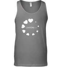 Load image into Gallery viewer, Valentine Day Shirt Women Loading Computer Girl Hearts Gift T Shirt Tank Top