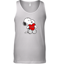 Load image into Gallery viewer, Valentine Snoopy Hugging Heart T-shirt Tank Top