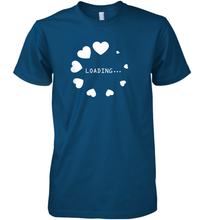 Load image into Gallery viewer, Valentine Day Shirt Women Loading Computer Girl Hearts Gift T Shirt Premium Men's T-Shirt